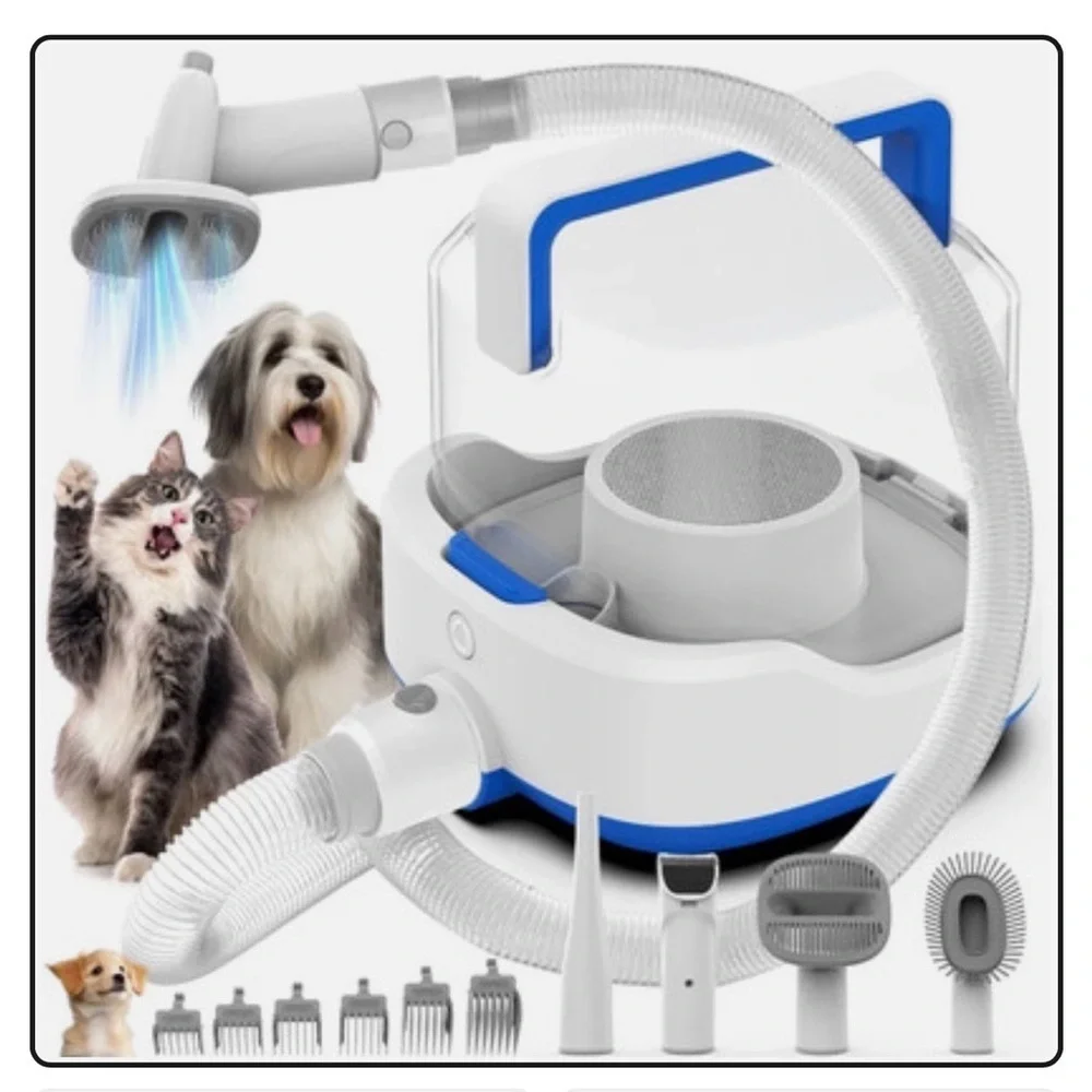 Pet Grooming Vacuum Kit Cordless w/ Attachments 🐾 AIRROBO PG200